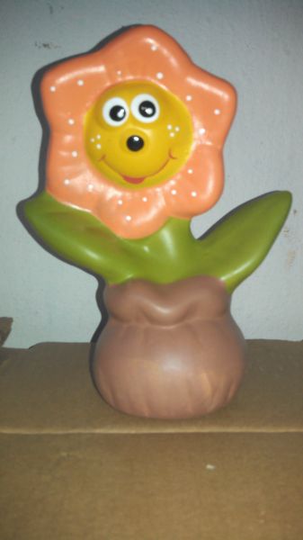 BONECO DE GESSO GIRASOL